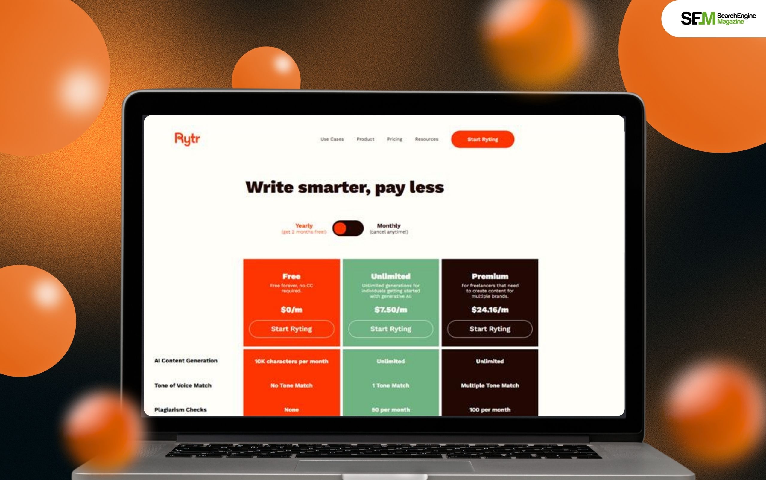 Rytr Pricing Plans
