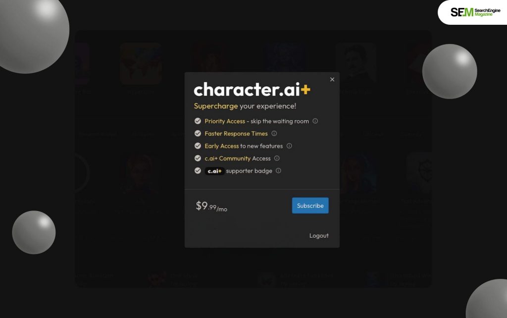 Beta Character AI Pricing