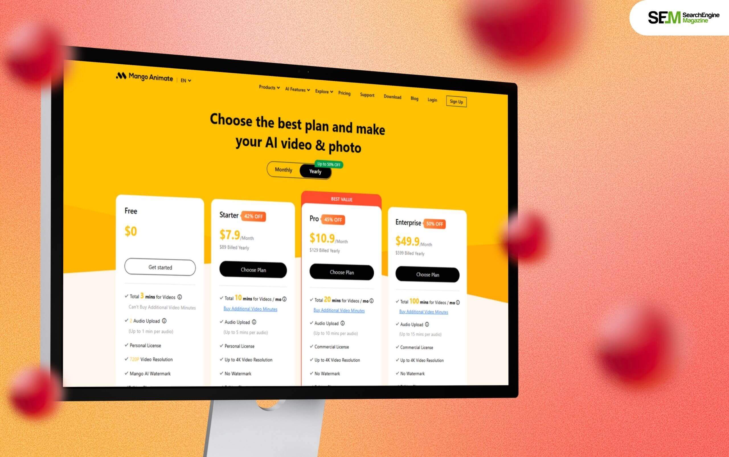 Mango AI Pricing