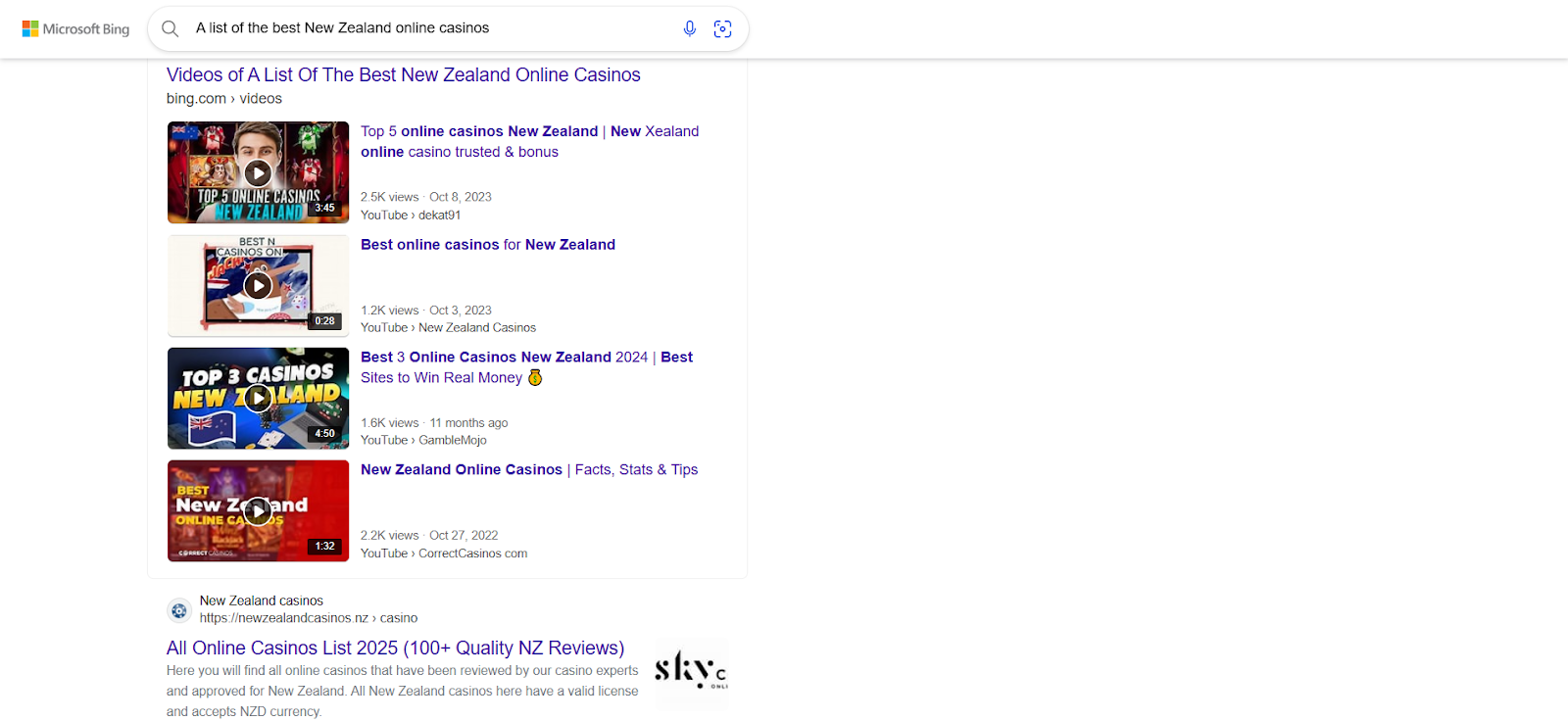 Google Vs Bing