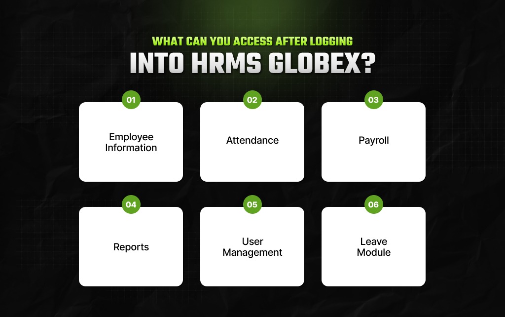 What Can You Access After Logging Into HRMS Globex