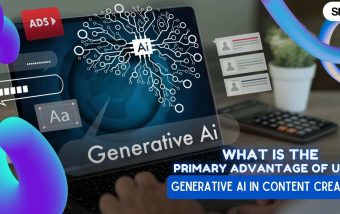 What is the primary advantage of using generative AI in content creation