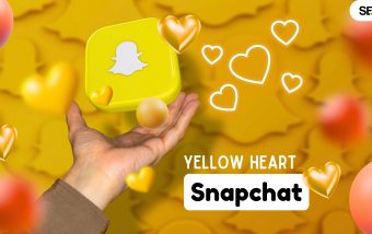 Yellow Heart Snapchat
