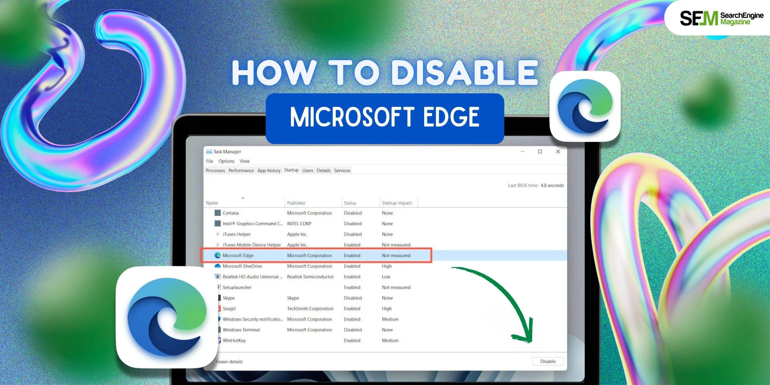 how to disable microsoft edge