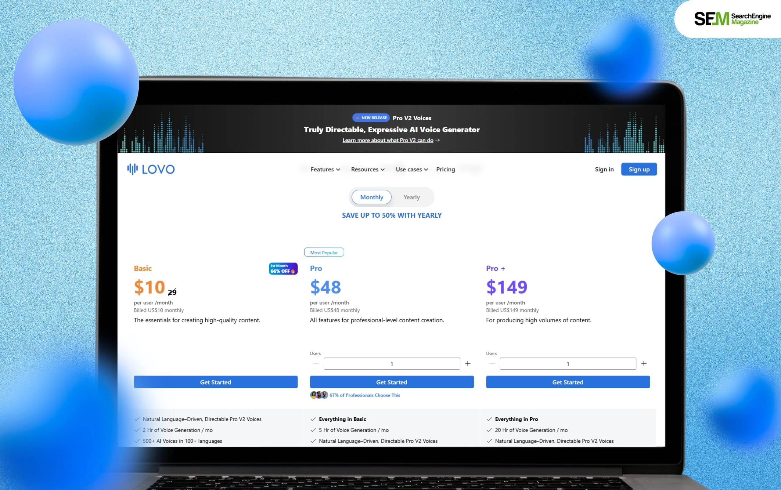 Lovo AI Pricing