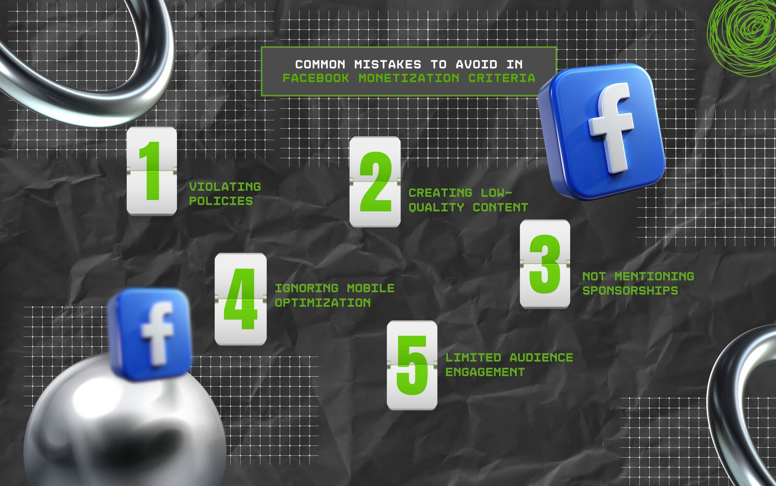 Common Mistakes To Avoid In Facebook Monetization Criteria
