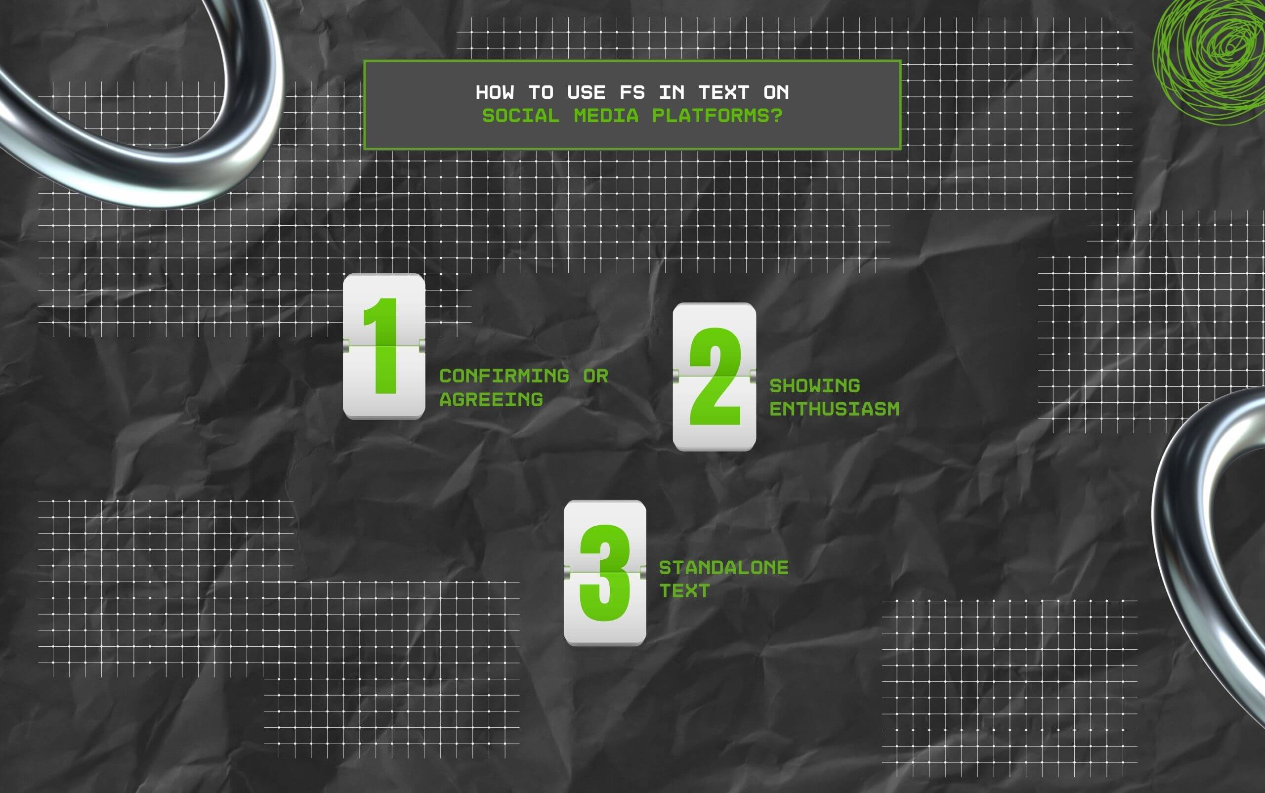 How To Use FS In Text On Social Media Platforms