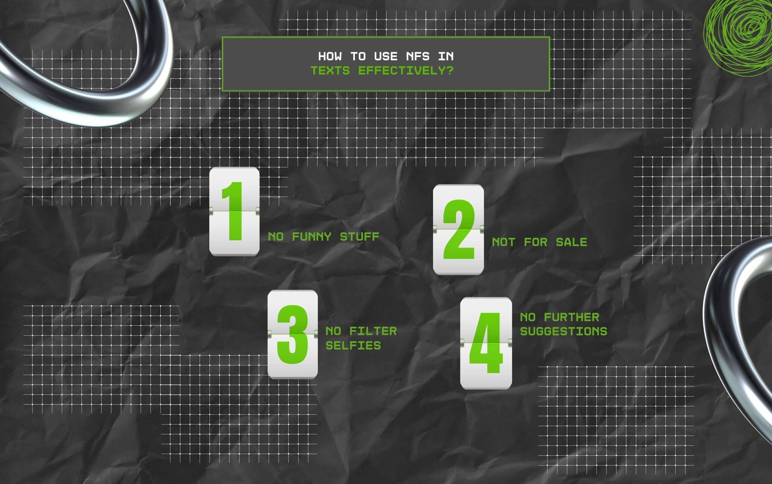 How To Use NFS In Texts Effectively