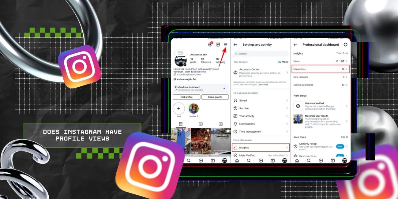 Does Instagram have profile views