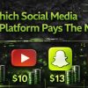 Which social media platform pays the most