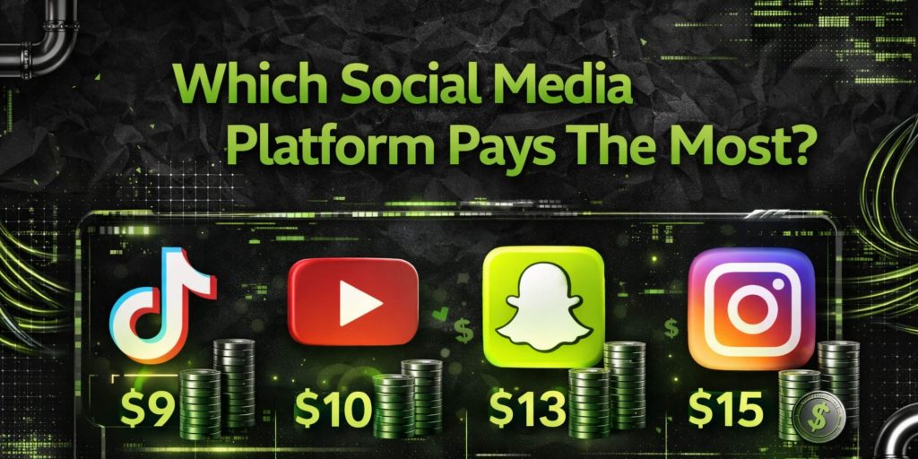 Which social media platform pays the most