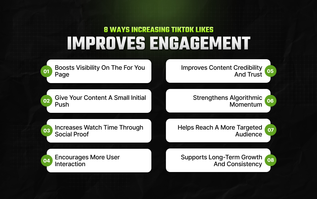 8 Ways Increasing TikTok Likes Improves Engagement