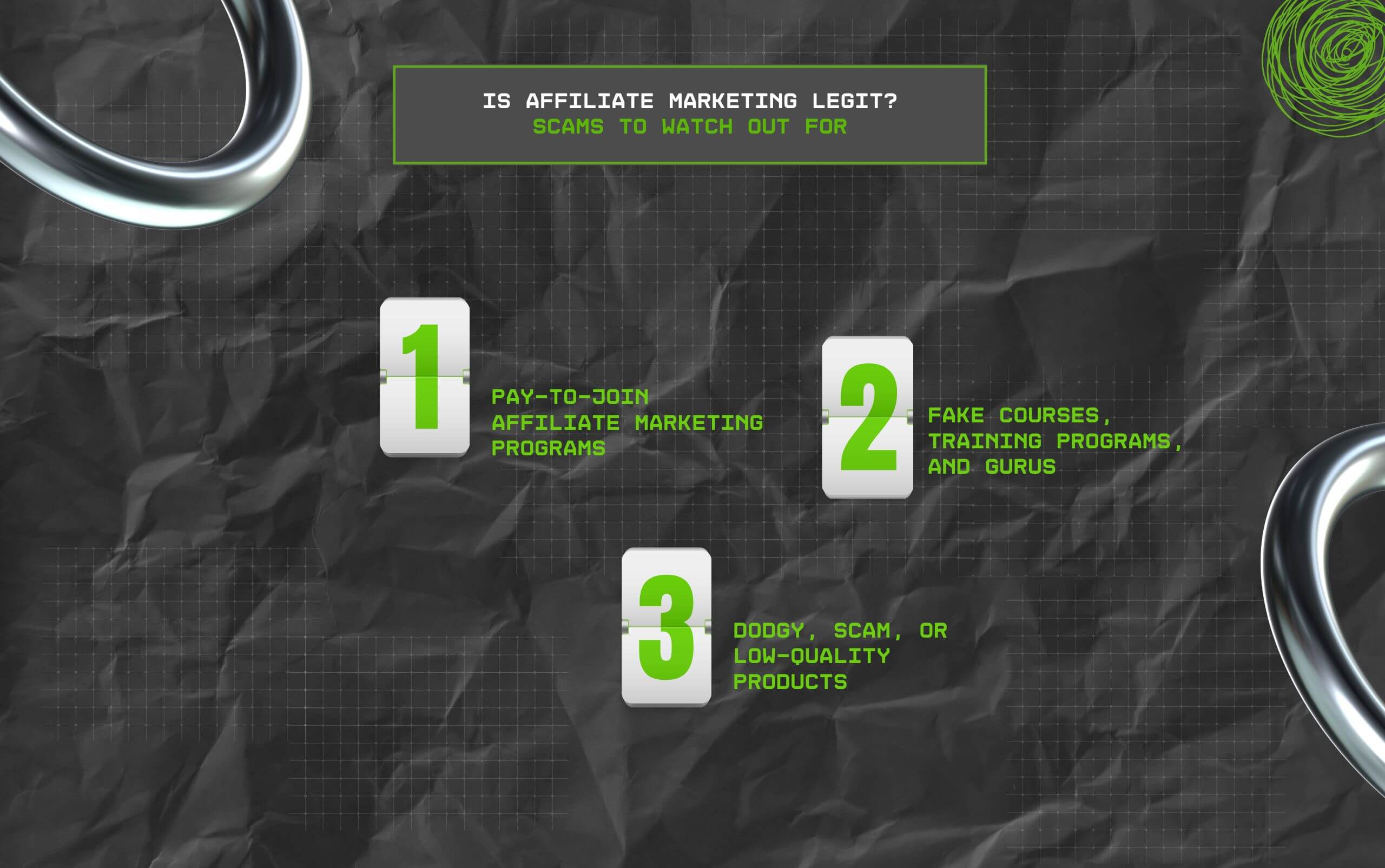 Is Affiliate Marketing Legit Scams To Watch Out For