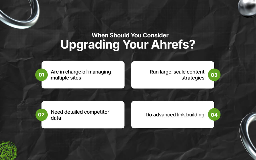 When Should You Consider Upgrading Your Ahrefs
