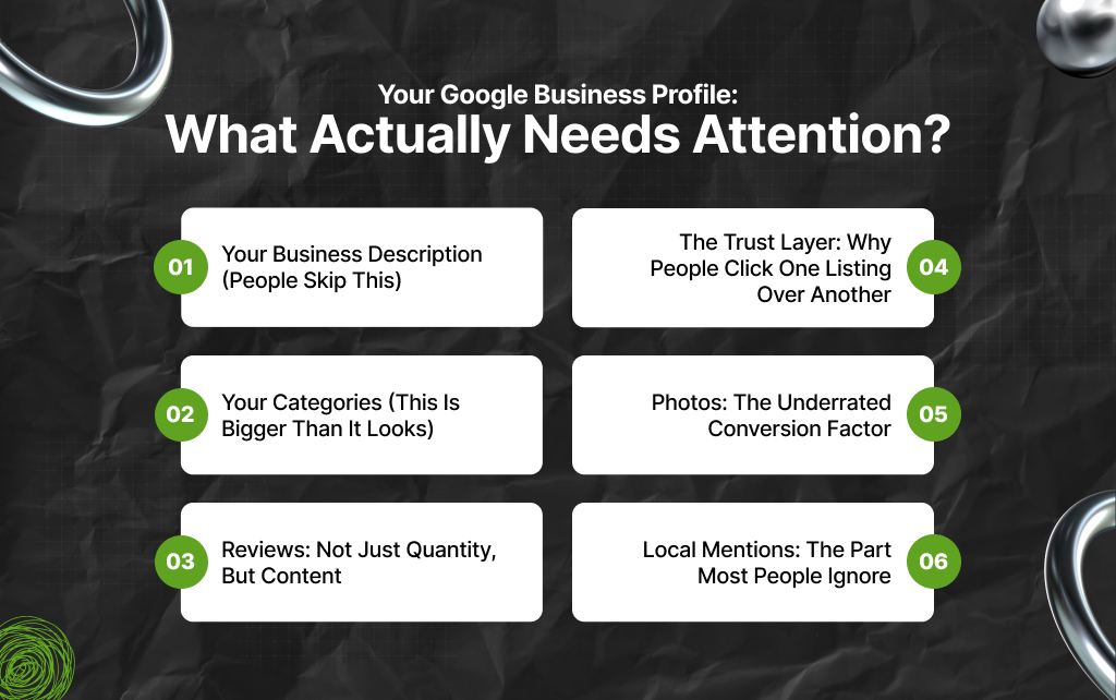 Your Google Business Profile What Actually Needs Attention