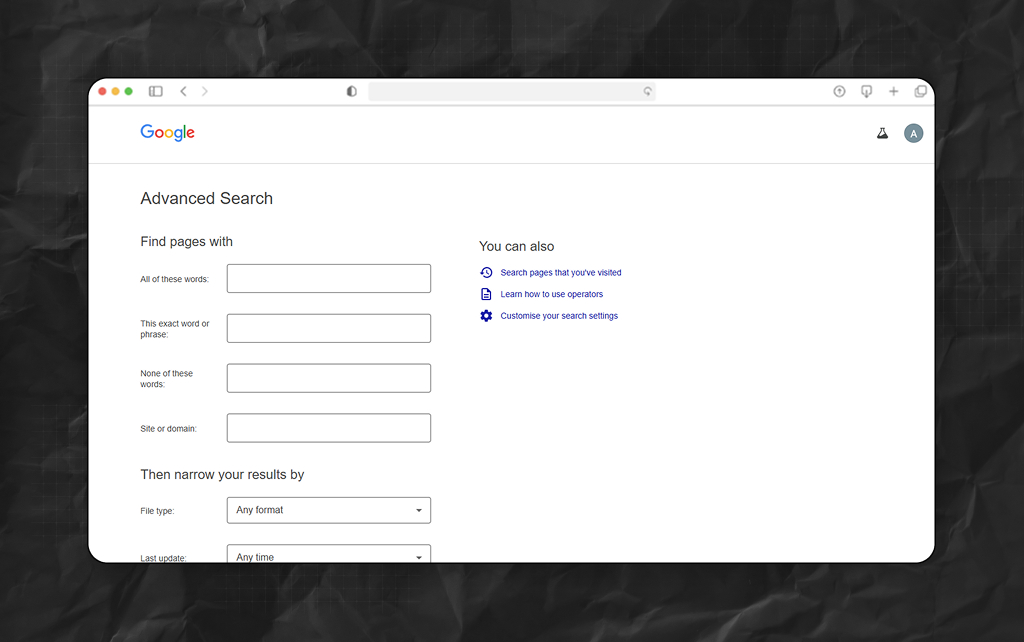 How To Do Google Advanced Search