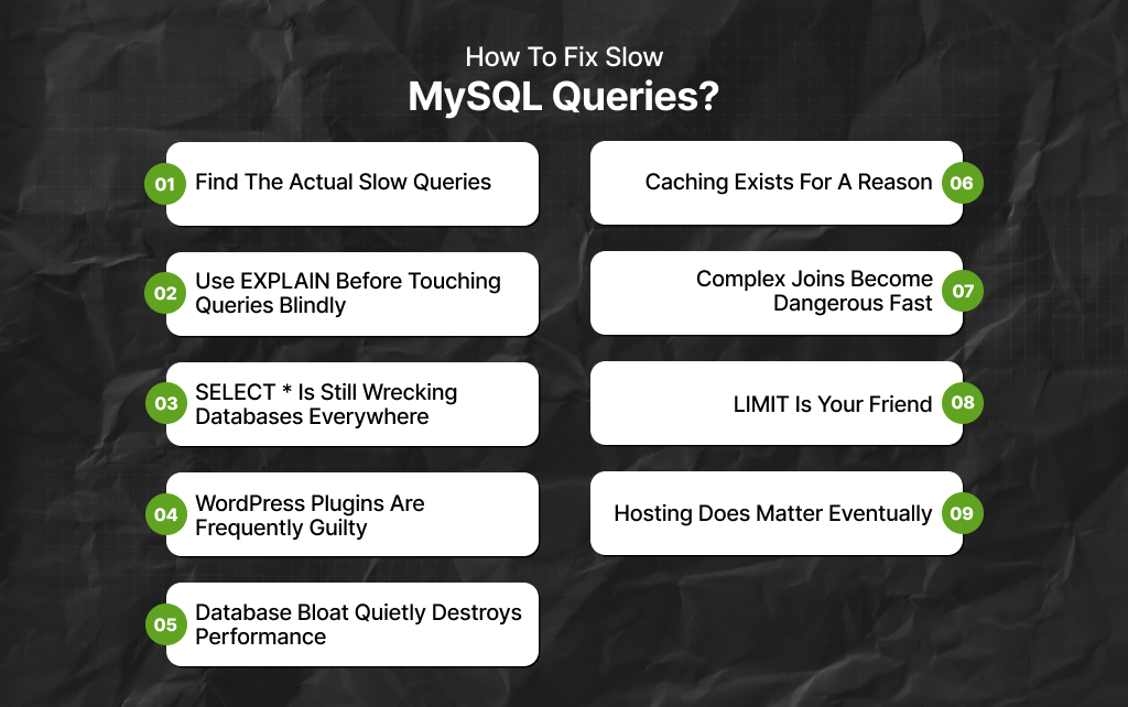 How To Fix Slow MySQL Queries