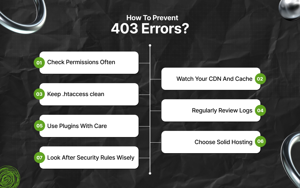 How To Prevent 403 Errors