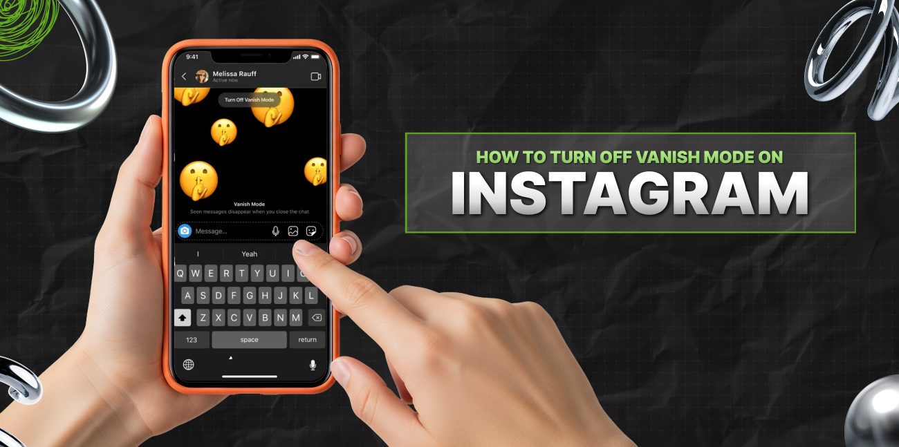 How to turn off vanish mode on Instagram