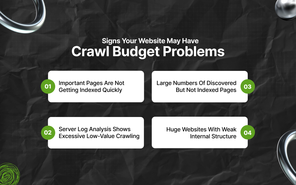 Signs Your Website May Have Crawl Budget Problems