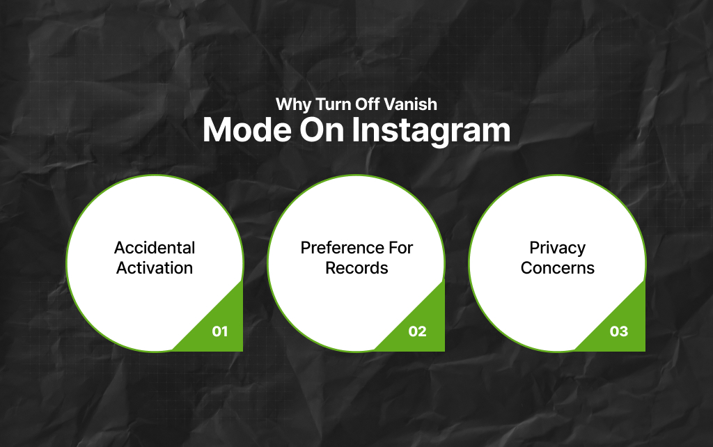 Why Turn Off Vanish Mode On Instagram