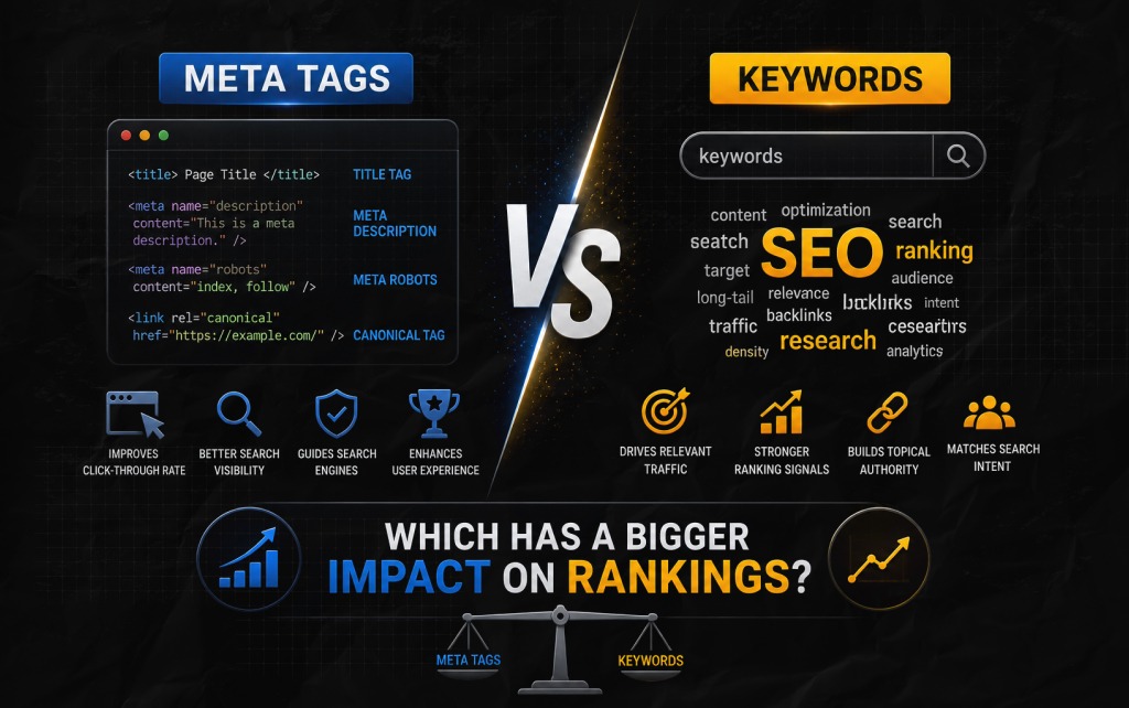Meta Tags Vs Keywords Which Has A Bigger Impact On Rankings