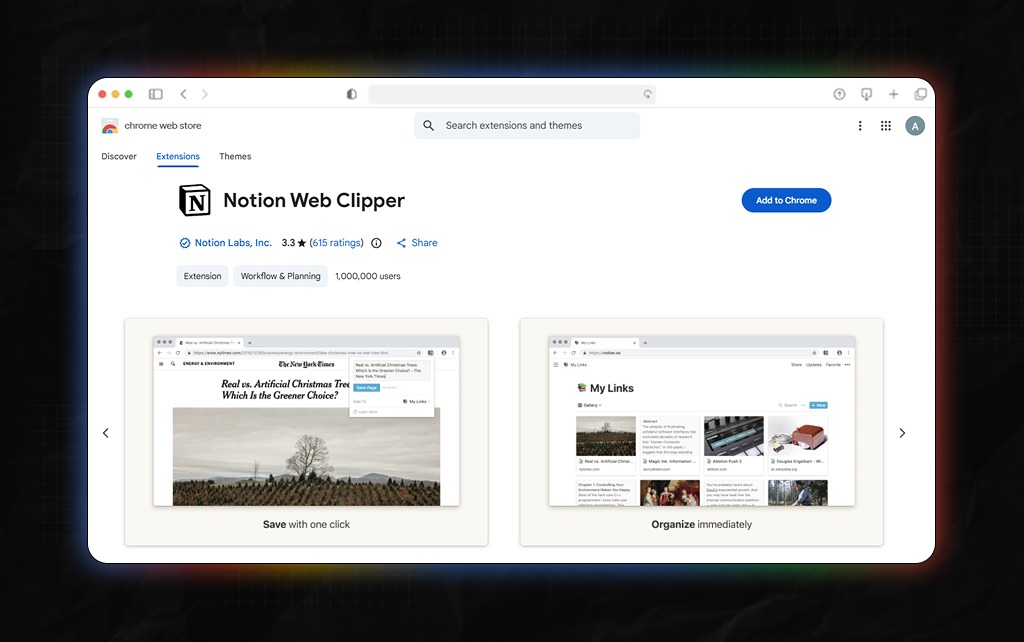 Notion Web Clipper