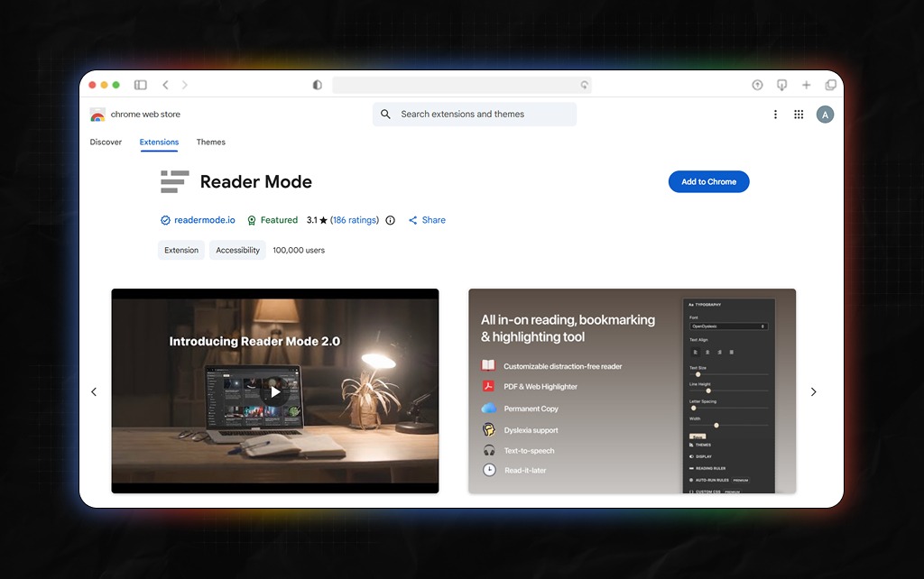Reader Mode