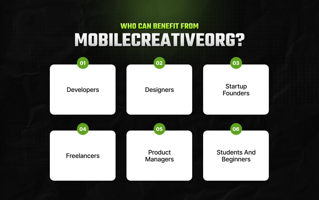 Who Can Benefit From MobileCreativeOrg