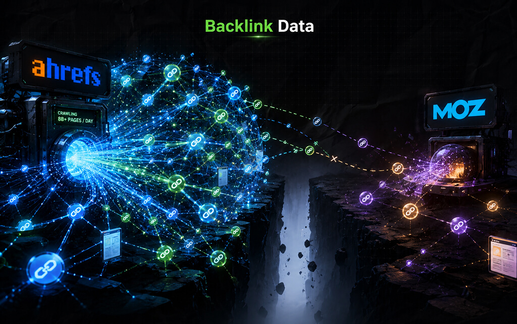 Backlink Data The Widest Gap Between The Two Tools