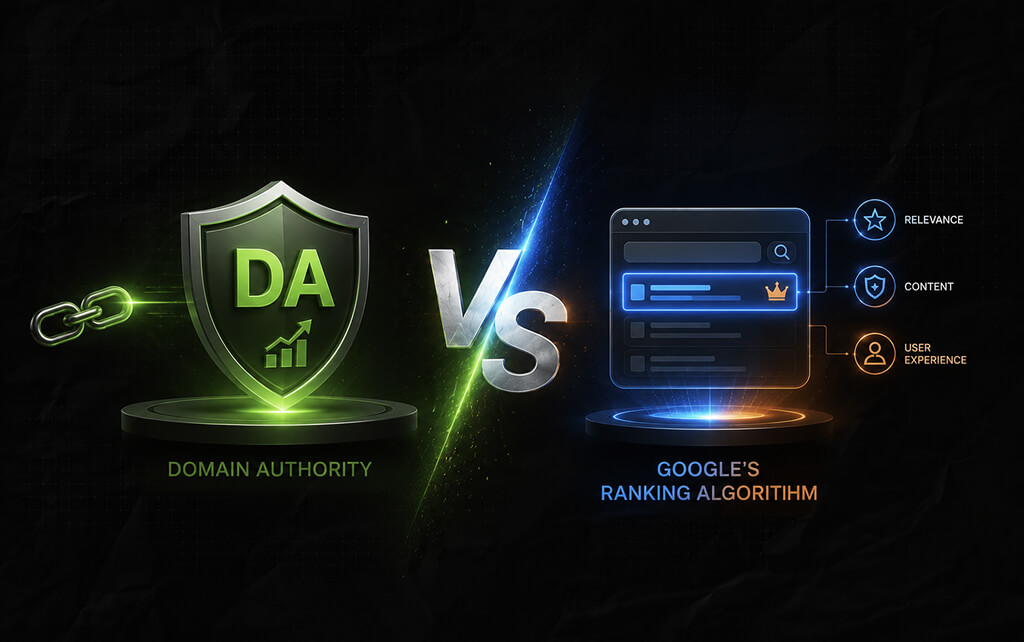 Domain Authority vs. Google's Ranking Algorithm
