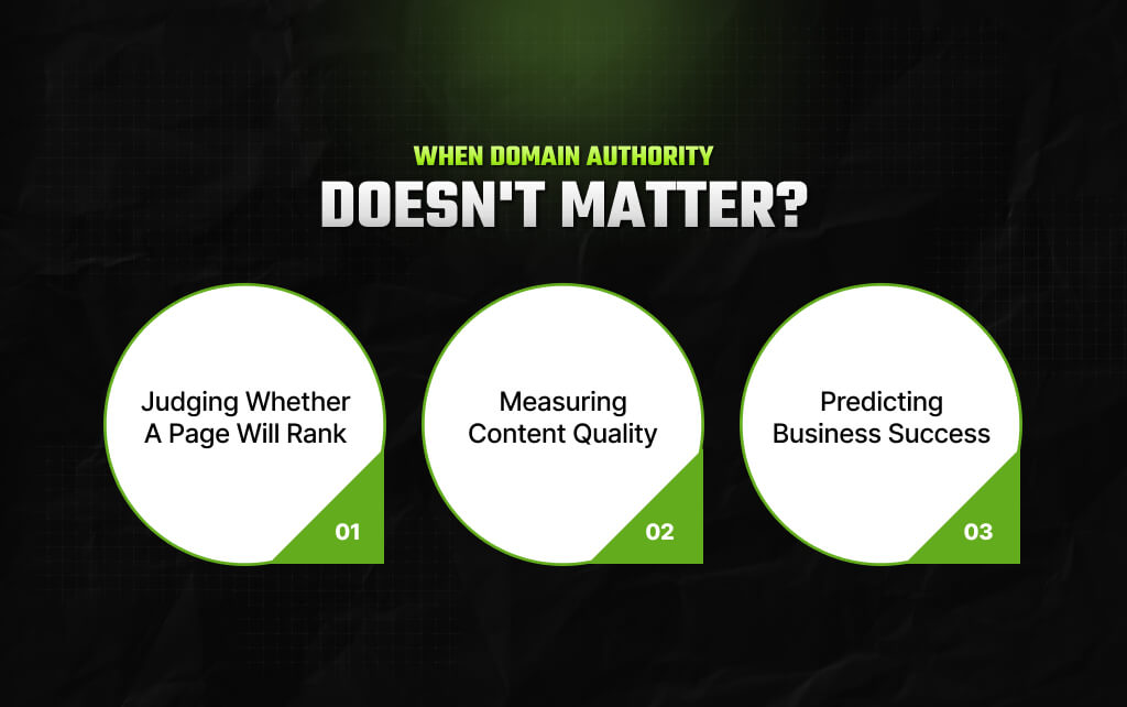 When Domain Authority Doesn't Matter