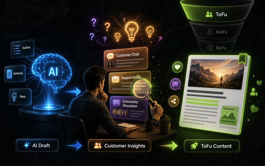 Where AI Fits Into ToFu Content
