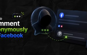 how to comment anonymously on Facebook