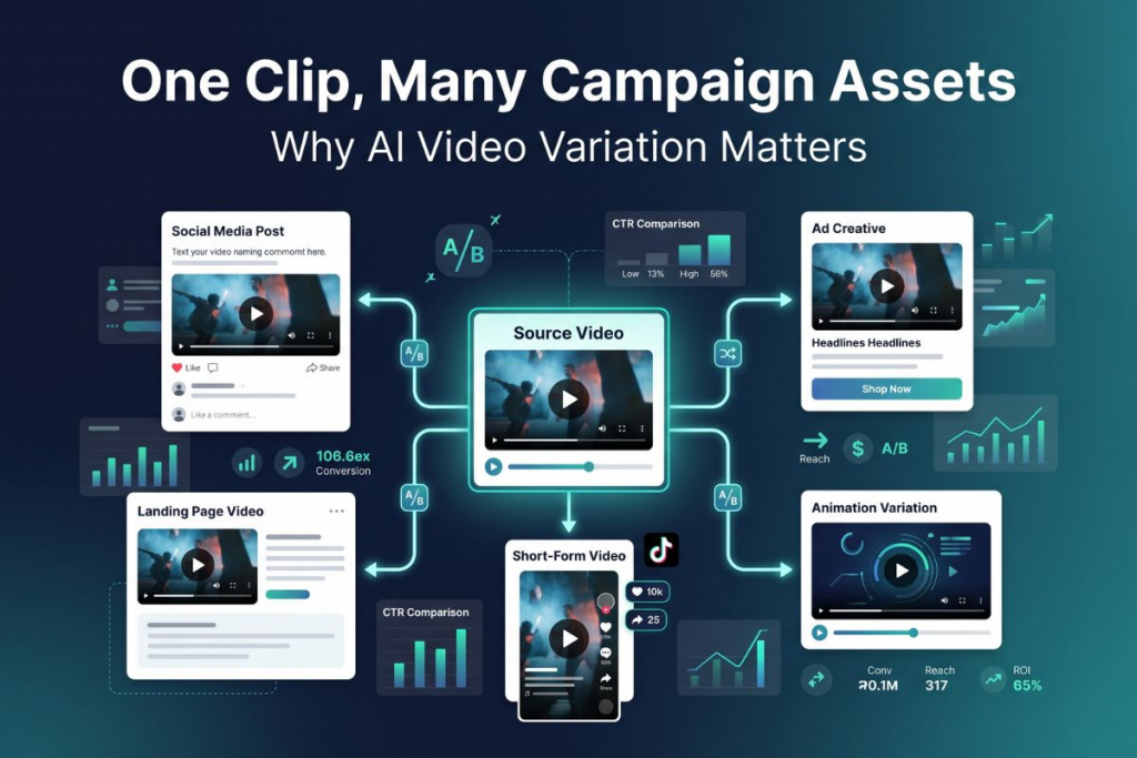 From One Source Clip To Multiple Campaign Assets: Why AI Video Variation Matters