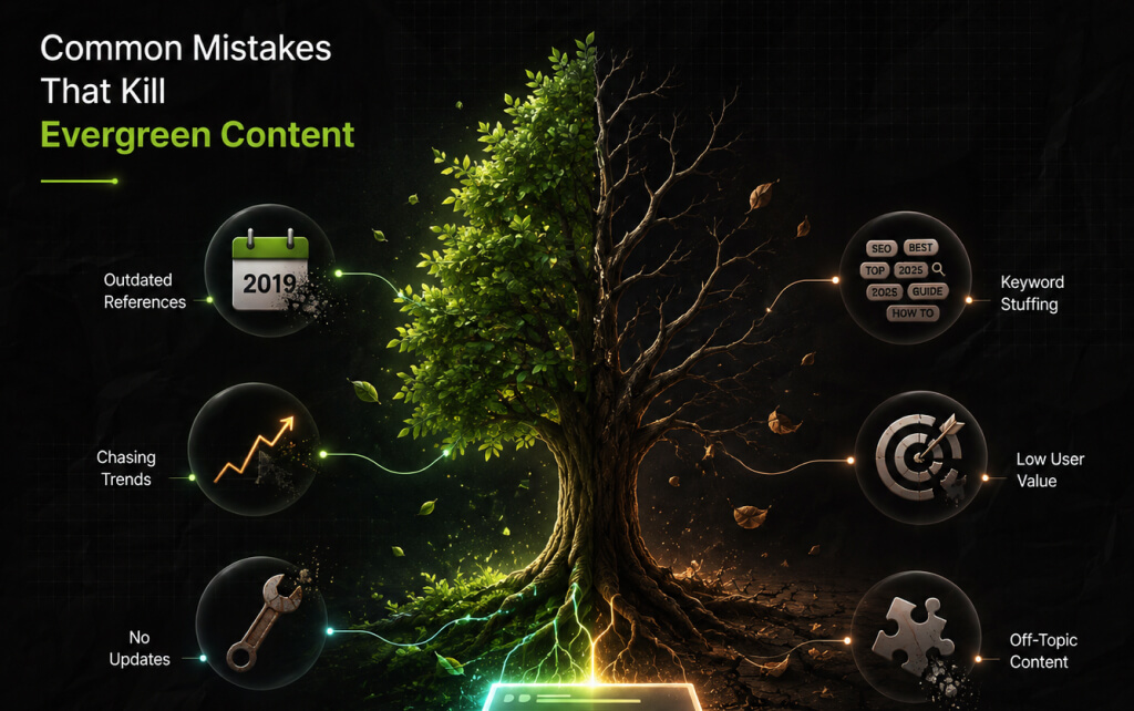 Common Mistakes That Quietly Kill Evergreen Content