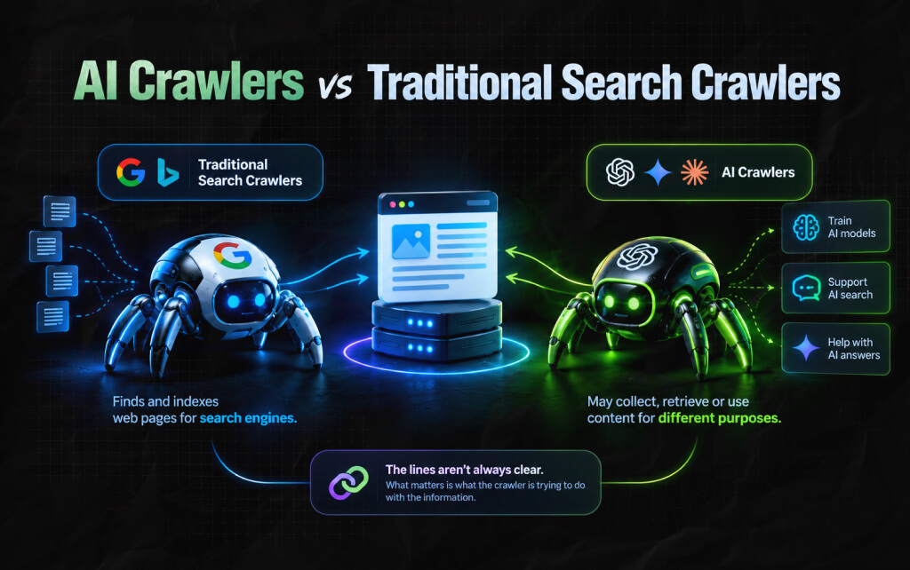 AI Crawlers vs Traditional Search Crawlers_