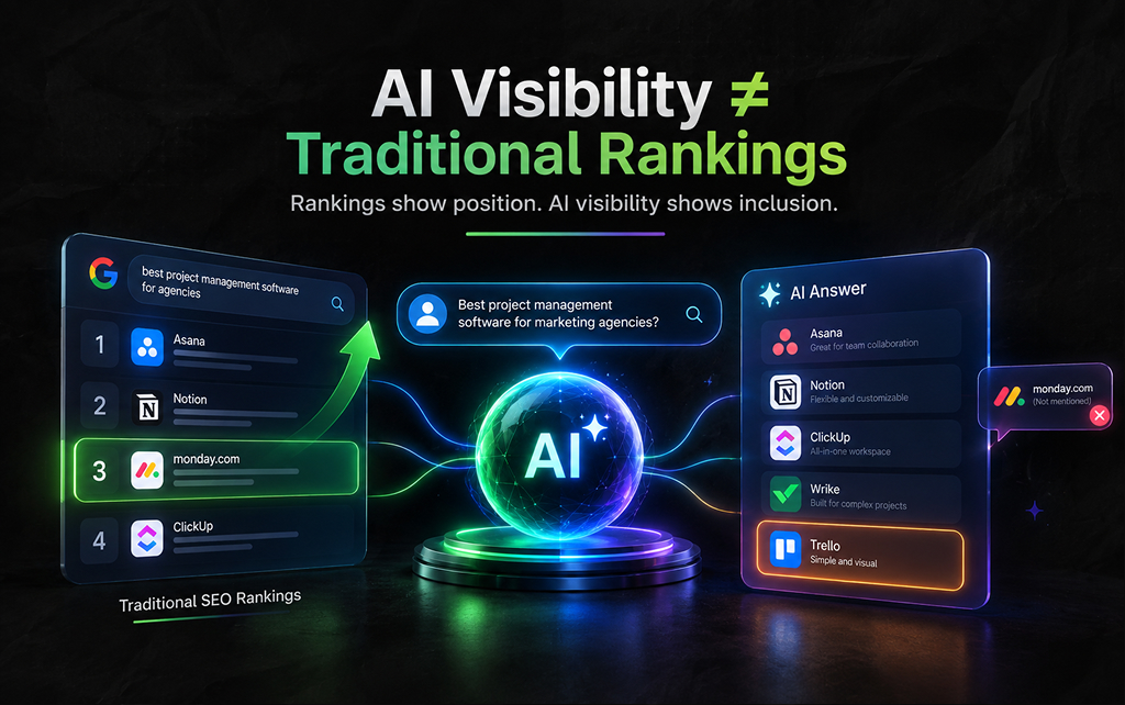 AI Visibility Is Not The Same As Traditional Rankings_