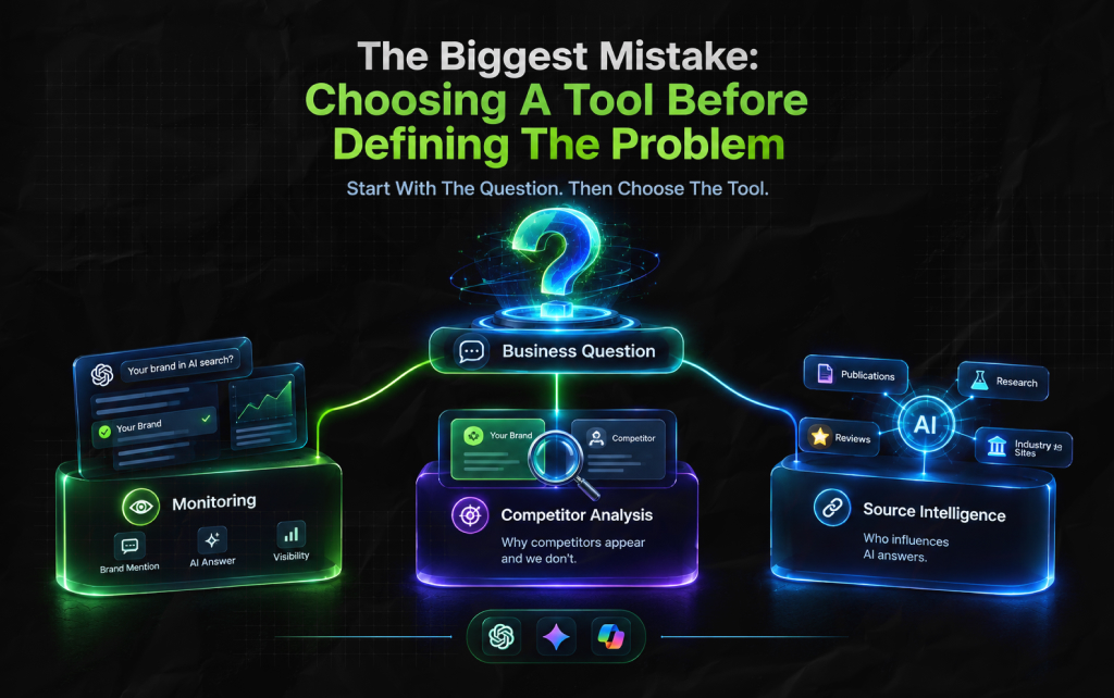 The Biggest Mistake Is Choosing A Tool Before Defining The Problem