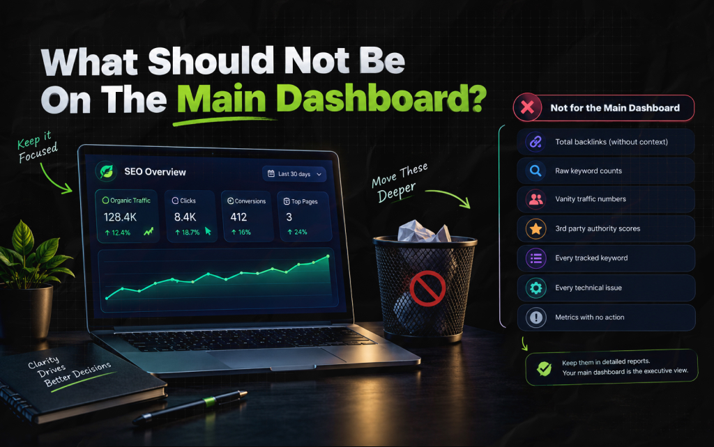 What Should Not Be On The Main Dashboard_