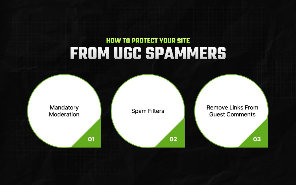 How To Protect Your Site From UGC Spammers