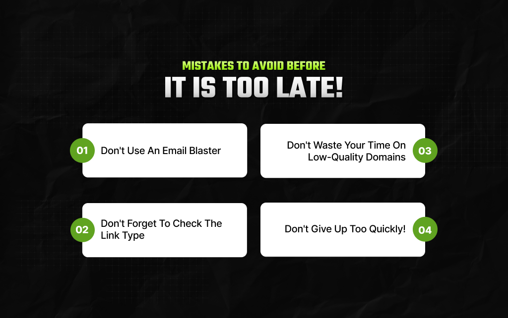 Mistakes To Avoid Before It Is Too Late!