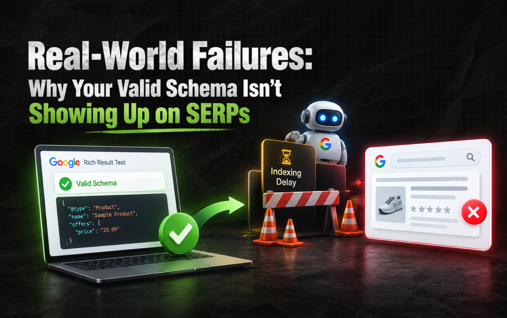 Real-World Failures: Why Your Valid Schema Isn’t Showing Up on SERPs