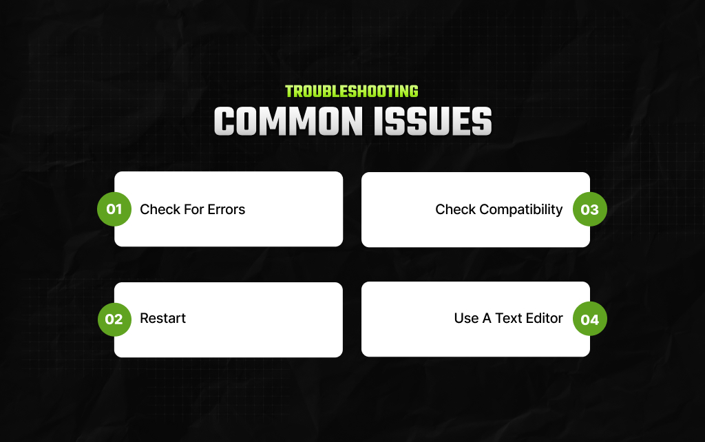 Troubleshooting Common Issues