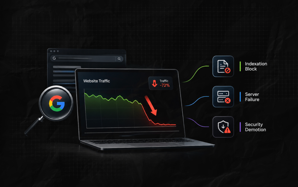 Why Your Website Traffic Dropped Suddenly